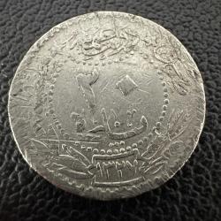 5. MEHMED REŞAD · 20 PARA · (1327/4) · KOSTANTİNİYE · NİKEL