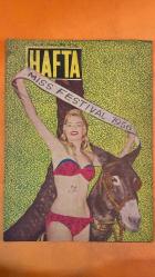 HAFTA MEMLEKET VE DÜNYA HADİSELERİNİ TAKİP EDER, HAFTANIN EN SEÇME YAZI VE RESİMLERİNİ VERİR, SİYASİ MECMUA DERGİSİ - 1 HAZİRAN 1956 SAYI: 22 - MUHAMMED RIZA PEHLEVİ - SÜREYYA PEHLEVİ - CELAL BAYAR - ATATÜRK - RITA HAYWORTH - DIANA FRANCE - DANIEL (KLEOPATRA MODELİ) - TORİNO YAPIŞIK İKİZLER - METRİSTEPE ASKERİ TATBİKATI - DOLMABAHÇE SARAYI - BEYLERBEYİ SARAYI - SAVARONA YATI - GÖLCÜK - YALOVA - CEMİL CAHİT CEM - SEZAL SOLELLI - OĞUZ ÖZDEŞ - TAHSİN DEMİRAY - CELAL DEMİRAY - BRIGITTE BARDOT - ANN ROMANS - İSMET İNÖNÜ - KASIM GÜLEK - CHESTER DAVIS - HÜSEYİN AKBAŞ - MUSTAFA DAĞISTANLI - İBRAHİM ZENGİN - İSMET ATLI - ADİL ATAN - HAMİT KAPLAN - BAYRAM ŞİT - MEHMET ÇELEBİ - KERVANSARAY SAÇ MÜSABAKASI - ŞAL MODASI - C.H.P. 12. KURULTAY - AMERİKAN ASKERİ ŞEFLER RUSYA DAVETİ - DÜNYA SERBEST GÜREŞ ŞAMPİYONASI - VİYANA KONKURHİPİK - TÜRK CERRAHİ KONGRESİ - KALKÜTTA KALI GHAT MABEDİ - KANLI KALİ - THUG MEZHEBİ - JEDAMAR - RUMAL - KROV MEZHEBİ - HİNDİSTAN KAST SİSTEMİ - SUDRA - VİSYA - KS - 28 SAYFA