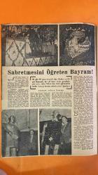 HAFTA MEMLEKET VE DÜNYA HADİSELERİNİ TAKİP EDER, HAFTANIN EN SEÇME YAZI VE RESİMLERİNİ VERİR, SİYASİ MECMUA DERGİSİ - 1 HAZİRAN 1956 SAYI: 22 - MUHAMMED RIZA PEHLEVİ - SÜREYYA PEHLEVİ - CELAL BAYAR - ATATÜRK - RITA HAYWORTH - DIANA FRANCE - DANIEL (KLEOPATRA MODELİ) - TORİNO YAPIŞIK İKİZLER - METRİSTEPE ASKERİ TATBİKATI - DOLMABAHÇE SARAYI - BEYLERBEYİ SARAYI - SAVARONA YATI - GÖLCÜK - YALOVA - CEMİL CAHİT CEM - SEZAL SOLELLI - OĞUZ ÖZDEŞ - TAHSİN DEMİRAY - CELAL DEMİRAY - BRIGITTE BARDOT - ANN ROMANS - İSMET İNÖNÜ - KASIM GÜLEK - CHESTER DAVIS - HÜSEYİN AKBAŞ - MUSTAFA DAĞISTANLI - İBRAHİM ZENGİN - İSMET ATLI - ADİL ATAN - HAMİT KAPLAN - BAYRAM ŞİT - MEHMET ÇELEBİ - KERVANSARAY SAÇ MÜSABAKASI - ŞAL MODASI - C.H.P. 12. KURULTAY - AMERİKAN ASKERİ ŞEFLER RUSYA DAVETİ - DÜNYA SERBEST GÜREŞ ŞAMPİYONASI - VİYANA KONKURHİPİK - TÜRK CERRAHİ KONGRESİ - KALKÜTTA KALI GHAT MABEDİ - KANLI KALİ - THUG MEZHEBİ - JEDAMAR - RUMAL - KROV MEZHEBİ - HİNDİSTAN KAST SİSTEMİ - SUDRA - VİSYA - KS - 28 SAYFA