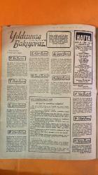 HAFTA MEMLEKET VE DÜNYA HADİSELERİNİ TAKİP EDER, HAFTANIN EN SEÇME YAZI VE RESİMLERİNİ VERİR, SİYASİ MECMUA DERGİSİ - 1 HAZİRAN 1956 SAYI: 22 - MUHAMMED RIZA PEHLEVİ - SÜREYYA PEHLEVİ - CELAL BAYAR - ATATÜRK - RITA HAYWORTH - DIANA FRANCE - DANIEL (KLEOPATRA MODELİ) - TORİNO YAPIŞIK İKİZLER - METRİSTEPE ASKERİ TATBİKATI - DOLMABAHÇE SARAYI - BEYLERBEYİ SARAYI - SAVARONA YATI - GÖLCÜK - YALOVA - CEMİL CAHİT CEM - SEZAL SOLELLI - OĞUZ ÖZDEŞ - TAHSİN DEMİRAY - CELAL DEMİRAY - BRIGITTE BARDOT - ANN ROMANS - İSMET İNÖNÜ - KASIM GÜLEK - CHESTER DAVIS - HÜSEYİN AKBAŞ - MUSTAFA DAĞISTANLI - İBRAHİM ZENGİN - İSMET ATLI - ADİL ATAN - HAMİT KAPLAN - BAYRAM ŞİT - MEHMET ÇELEBİ - KERVANSARAY SAÇ MÜSABAKASI - ŞAL MODASI - C.H.P. 12. KURULTAY - AMERİKAN ASKERİ ŞEFLER RUSYA DAVETİ - DÜNYA SERBEST GÜREŞ ŞAMPİYONASI - VİYANA KONKURHİPİK - TÜRK CERRAHİ KONGRESİ - KALKÜTTA KALI GHAT MABEDİ - KANLI KALİ - THUG MEZHEBİ - JEDAMAR - RUMAL - KROV MEZHEBİ - HİNDİSTAN KAST SİSTEMİ - SUDRA - VİSYA - KS - 28 SAYFA