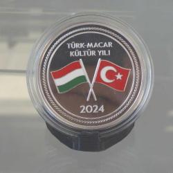LOT.7 » PLA Mini Stant Hediyeli, 2024 Türk Macar Kültür Yılı Gümüş Hatıra Parası
