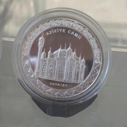 LOT.5 » PLA Mini Stant Hediyeli, Karatay Azîziye Câmi-i Camiler Serisi No:3 Gümüş Hatıra Parası