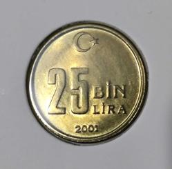 25 BİN LİRA 2001