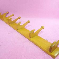 EL YAPIMI 6 KANCALI AHŞAP DUVAR ASKISI