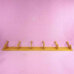 EL YAPIMI 6 KANCALI AHŞAP DUVAR ASKISI