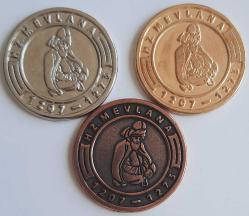 Hz. Mevlana Celaleddin Rumi hatıra madalyonları