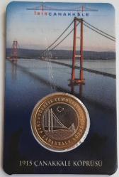 2022 Çanakkale Köprüsü Hatıra Parası Özel Kapamasinda