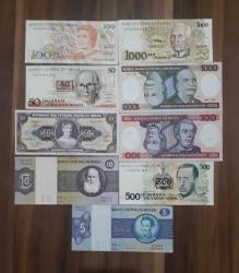 Berizilya paraları yabancı para lotu hepsi farklı çil