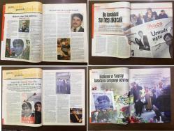 HRANK DİNK'İN ÖLDÜRÜLDÜĞÜ 19 OCAK 2007 SONRASI YAYINLANAN TEMPO, AKTÜEL, NOKTA (2ADET) HABER DERGİLERİ LOTU, 4'LÜ SET. 25-31 OCAK 2007 - 1-7 ŞUBAT 2007 ARASI - 301'İN İLK CİNAYETİ - HRANT DİNK'İN KATİLİNDEN BİR GÜN ÖNCE VERDİĞİ SON RÖPORTAJIN TAM METNİ - HASAN FEHMİ GÜNEŞ: ''KAFATASÇI CİNAYETLERDE ÖZEL HARP DAİRESİ'NİN ROLÜ TARTIŞILMALI'' - BECKHAM'A 250 MİLYON DOLAR VEREN BAŞKAN - SELÇUK TEPELİ - FLORANSAMSUN - YASTIK SİNÜZİT YAPABİLİR - ZAHİD AKMAN RÖPORTAJI - KIZINI HAMİLE BIRAKAN EMEKLİ ALBAY - PINAR ÇEKİRGE, ZEYNEP MANSUR - MEHMET ALİ KILIÇBAY - MEHMET ALİ KILIÇBAY - 007'NİN YENİ AMİRİ CEO - KEMAL SAYAR - ''PAPALIK, PATRİKHANE'NİN EKÜMENİKLİĞİNİ KADIKÖY'DE TANIMIŞTI'' - MUSSOLINI'NIN TORUNU ALESSANDRA İLE RÖPORTAJ - YENİ KÖK HÜCRE KAYNAĞI YAĞLAR, ASLI ORTAKMAÇ - BAKİRE YEMEN - EMRE BELÖZOĞLU'NU NEWCASTLE KOVACAK - DİYANET'İN ASTRONOMLARI - İLHAMİ AŞIKKAYA - KAYA ERSÖZLÜ, ANTİKA ARABALAR - AYŞE KORA - AHMET ÖRS - AGOS - CUDİLİ RAKEL'İN MASALI - AVUKAT BEHİÇ AŞÇI'NIN ÖLÜM ORUCU