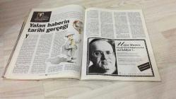 AKTÜEL  HAFTALIK HABER DERGİSİ - SAYI:91   1-7 NİSAN 1993  -  ÜNLÜLERİN FİYAT PAZARLIĞI – DİLENCİLİK VE STRİPTİZ ANKETİ – TOPLUMSAL DAVRANIŞ ARAŞTIRMASI – AHLAK VE PARA İLİŞKİSİ – TÜRKİYE’Yİ TERK ETME EŞİĞİ – TAKSİM’DE ÇIPLAK YÜRÜME PAZARLIĞI – KOCAYI BOŞAMA BEDELİ – TESSETTÜR DEFİLESİNE ÇIKIŞ REDDİ – KİRALIK ANNE OLMA TEKLİFİ – HAPİS YATMA EŞİĞİ – REKLAM FİLMİNDEN VAZGEÇME – BEŞİKTAŞ’TAN VAZGEÇMEM – BEDAVAYA DİLENCİLİK – PORNO FİLMDE OYNAMA SINIRI – ÜVEYANNE SENDROMU – ÇOCUKLARIN MANİPÜLASYONU – AİLE İÇİ ROL DEĞİŞİMİ – MATHIS TÜRK MODASI – NİDAL YAVUZ’UN GÜVENLİK SİSTEMİ – AVRUPA’DA TÜRK UZMAN – SİEMENS’TE TÜRK TEPKİSİ -  AYDAN ŞENER – KÜÇÜK İSKENDER – İLKNUR BOZKURT – EMRE AKÖZ – GÜLBEN ERGEN – AYDIN BOYSAN – MEHMET ALTAN – SİNAN ÇETİN – NİLÜFER AÇIKALIN – GÜLER KAZMACI – ÜNAL KÜPELİ – NUR SÜRER – LEMAN SAM – NEŞE DÜZEL – EBRU GÜNDEŞ – CENK KORAY – NİDAL YAVUZ -  145  SAYFA