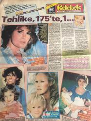 HÜRRİYET KELEBEK GAZETESİ DOĞUM GÜNÜ HEDİYESİ - 18 OCAK 1983 - Tehlike 1975’te kırkından sonra anne olacaklar için kimi hiç tehlike yoktur dedi kimisi bunlar deli hayatlarıyla oynuyorlar diye iddia etti-ursula andress-Marlene Jobert-Claudia Cardinale-Çalıkuşu fotoromannı-Sezen Aksu Aksu-Yusuf Sezgin-Salih Güney-Hulusi Kentmen-Reşat Nuri Güntekin-ertem eğilmez-sayfa sayısı ikidir