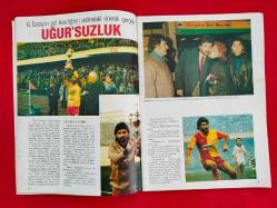 Galatasaray - Galatasaray'ın Sesi Aylık Spor Dergisi - 2. Sayı - Mart 1987 - Metin Oktay, Jupp Derwall, Mustafa Denizli, Barış Manço, Fatih Terim, Aydan Şener, Turgay Şeren, Voleybol, Simovic, Gündüz Kılıç, Uğur Tütüneker...