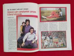 Galatasaray - Galatasaray'ın Sesi Aylık Spor Dergisi - 2. Sayı - Mart 1987 - Metin Oktay, Jupp Derwall, Mustafa Denizli, Barış Manço, Fatih Terim, Aydan Şener, Turgay Şeren, Voleybol, Simovic, Gündüz Kılıç, Uğur Tütüneker...