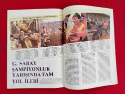 Galatasaray - Galatasaray'ın Sesi Aylık Spor Dergisi - 3. Sayı - Nisan 1987 - Tanju Çolak, Basketbol, Voleybol, Altan Erbulak, Yasin Özdenak, Suna Yıldızoğlu, Gökben, Amigo Coşkun...
