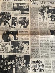 MİLLİYET MAGAZİN GAZETESİ DOĞUM GÜNÜ HEDİYESİ - 6 HAZİRAN 1976 -Karadenizliler Yeşil sahalardan sonra sınav salonlarında da parladılar-Galatasaray lisesinde öğrenci olduğu yıllarda arkadaşlarının izci Oktay diye Çağırdıkları profesör Oktay Ural şimdi Amerika Birleşik Devletleri‘nde insanlığın konu sorunlarına çözüm arıyor-1976 ilkokullar arası bilgi ve kültür yarışmasının sonuçları-Ahmet Ergun-Ayşe Beyazıtoğlu-Haldun dormen’den çeşitleme kovboyun dönüşü-John Wayne-Gary cooper-Elizabeth Taylor-Roy Rogers-turgay Erzer mühendis olacak-David judson-küçük yarışmacılar Milliyet bilgi ve kültür yarışmasının 11. yılını kutladılar-Yekta Okur-Güneş aybay-Rahmi Önen-Ayşe Beyazıtoğlu-Hasan Egeli-Tayfun Yiğit-Saruhan Özten-Eren Küçükkaya-Mustafa göksan Çıtak-Murat Feral-Kemal kısmet-ümit Şen-Metin Ü-Güneş aybay-nadire berker-tankut Özgen-nurhayat Özkaşıkcı-insanlığın konut derdi ile bir Türk uğraşıyor-güneş gözlüğü seçerken inceleyip sık dokun-hos memo-cinsel yaşam-Refik erduran-şu bizim Türkiye