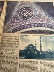 MİLLİYET CAMİLERİMİZ VE ÖYKÜLERİ GAZETESİ DOĞUM GÜNÜ HEDİYESİ -Camilerimiz ve öyküleri-cami pencerelerini süsleyen vitray-Eyüp Sultan cami-Yalçın Çınar-Metin Sözen-Eyüp Sultan Camii çınar ağacı ve güvercinler-Eyüp Sultan türbesi ve türbeyi süsleyen Çinliler-yeni caminin içten görünüşü-Eyüp Sultan Camisi’nin içi-Eyüp Sultan Camii’nin dış görünümü-yeni cami kubbelerinin iç görünümü-kubbeye renk veren eski yazı ve süslemeler-safiye Sultan’dan Turhan sultana-kubbe bağlantılarında eski yazı ve süsleme-yenicaminin dış görünümü-Cumhuriyet öncesi Galata köprüsü ve yeni cami-sayfa sayısı sekiz