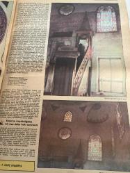 MİLLİYET CAMİLERİMİZ VE ÖYKÜLERİ GAZETESİ DOĞUM GÜNÜ HEDİYESİ -Camilerimiz ve öyküleri-Sultan Selim-kubbe içi ince bir estetiği yansıtan süslemelerle caminin Sedef kakmalı bir kapısı-Avludaki Shutter Van-Yalçın Çınar-Metin Sözen-sultan Selim Camii’nin içten görünüşü-Şemsipaşa Camii’nin genel görünümü-sultan Selim Camii’nin içi birbirinden ustaca yazılmış yazılarla süslenmiştir-Yavuz’un türbesi ve üzerinde çamurlu haftanın örtülü bulunduğu sandukası-Şemsipaşa Camii’nin kubbe içi-eski medrese yeni şekliyle halk kütüphanesi-minber üstündeki nefis vitraylı pencere-Şemsipaşa Camii’nin minber-Şemsipaşa Camii’nin denizden görünümü-sayfa sayısı sekiz