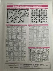 GÜNEŞ SÜPER BULMACA GAZETESİ DOĞUM GÜNÜ HEDİYESİ - 16 MART 1997 - Bulmaca-Çengel bulmaca-kare bulmaca-labirent bulmaca-çözümler-Sayı-dünkü bulmacanın cevapları-10 dakikalık bulmaca-5 dakikalık bulmaca-Güneş bulmaca-Kelime avi-İsveç plakası-yılan bulmaca-sayı avı-parçalı bulmaca-
