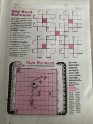 GÜNEŞ SÜPER BULMACA GAZETESİ DOĞUM GÜNÜ HEDİYESİ - 16 MART 1997 - Bulmaca-Çengel bulmaca-kare bulmaca-labirent bulmaca-çözümler-Sayı-dünkü bulmacanın cevapları-10 dakikalık bulmaca-5 dakikalık bulmaca-Güneş bulmaca-Kelime avi-İsveç plakası-yılan bulmaca-sayı avı-parçalı bulmaca-