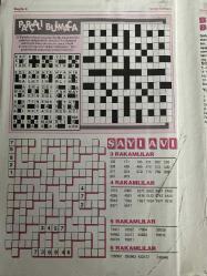 GÜNEŞ SÜPER BULMACA GAZETESİ DOĞUM GÜNÜ HEDİYESİ - 16 MART 1997 - Bulmaca-Çengel bulmaca-kare bulmaca-labirent bulmaca-çözümler-Sayı-dünkü bulmacanın cevapları-10 dakikalık bulmaca-5 dakikalık bulmaca-Güneş bulmaca-Kelime avi-İsveç plakası-yılan bulmaca-sayı avı-parçalı bulmaca-