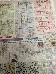 HÜRRİYET BİLBUL GAZETESİ DOĞUM GÜNÜ HEDİYESİ - 20 OCAK 2016 - Çengel bulmaca-sayı bulmaca-kelime bulmaca-harfli mantık oyunu-rakamlı mantık oyunu-mozaik bulmaca-artan sözcük bulmacası-Çengel bulmaca-sudoku-beşli sudoku bulmaca-zincir bulmaca-kelime birleştirme oyunu-kare bulmaca-devrim Saltoğlu-dicle Alkan