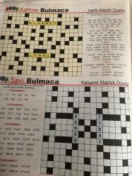 HÜRRİYET BİLBUL GAZETESİ DOĞUM GÜNÜ HEDİYESİ - 20 OCAK 2016 - Çengel bulmaca-sayı bulmaca-kelime bulmaca-harfli mantık oyunu-rakamlı mantık oyunu-mozaik bulmaca-artan sözcük bulmacası-Çengel bulmaca-sudoku-beşli sudoku bulmaca-zincir bulmaca-kelime birleştirme oyunu-kare bulmaca-devrim Saltoğlu-dicle Alkan