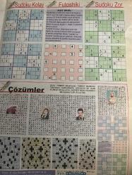 HÜRRİYET BİLBUL GAZETESİ DOĞUM GÜNÜ HEDİYESİ - 22 NİSAN 2010 -Çengel bulmaca-sayı bulmaca-kelime bulmaca-harfli mantık oyunu-rakamlı mantık oyunu-mozaik bulmaca-artan sözcük bulmacası-Çengel bulmaca-sudoku-beşli sudoku bulmaca-zincir bulmaca-kelime birleştirme oyunu-kare bulmaca-Beyazıt Öztürk kubat-Ebru Destan