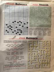 HÜRRİYET BİLBUL GAZETESİ DOĞUM GÜNÜ HEDİYESİ - 22 NİSAN 2010 -Çengel bulmaca-sayı bulmaca-kelime bulmaca-harfli mantık oyunu-rakamlı mantık oyunu-mozaik bulmaca-artan sözcük bulmacası-Çengel bulmaca-sudoku-beşli sudoku bulmaca-zincir bulmaca-kelime birleştirme oyunu-kare bulmaca-Beyazıt Öztürk kubat-Ebru Destan
