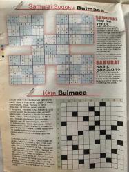 HÜRRİYET BİLBUL GAZETESİ DOĞUM GÜNÜ HEDİYESİ - 22 NİSAN 2010 -Çengel bulmaca-sayı bulmaca-kelime bulmaca-harfli mantık oyunu-rakamlı mantık oyunu-mozaik bulmaca-artan sözcük bulmacası-Çengel bulmaca-sudoku-beşli sudoku bulmaca-zincir bulmaca-kelime birleştirme oyunu-kare bulmaca-Beyazıt Öztürk kubat-Ebru Destan