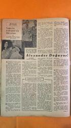 HAFTA MEMLEKET VE DÜNYA HADİSELERİNİ TAKİP EDER, HAFTANIN EN SEÇME YAZI VE RESİMLERİNİ VERİR, SİYASİ MECMUA DERGİSİ - 23 KASIM 1956 SAYI: 47 - ATATÜRK - SOPHIA LOREN - ŞEM'I ERGIN - REFIK KEMAL ARDUMAN - KENAN ÖNER - ADNAN MENDERES - IRAK KRALI - PAKISTAN REISICUMHURU - SALIPAZARI RIHTIMI - TÜRKİYE POLANYA MAÇI - OYUN KAĞIDI VE KUMAR ELEŞTİRİSİ - SOPHIA LOREN EVLİLİK DEDİKODUSU - ASKERİ TALEBE YURDU AÇILIŞI - REFIK KEMAL ARDUMAN 30. SANAT YILI - OTOMATİK MAKAS SİSTEMİ - BASKETBOL TEŞVİK TURNUVASI - SUVEYS KRİZİ VE BM MÜDAHALESİ - MACARİSTAN’DA SOVYET İŞGALİ VE SÜRGÜNLER - BAĞDAT PAKTI KONFERANSI - KÂĞIT SIKINTISI VE OYUN KÜLTÜRÜ ELEŞTİRİSİ - SOPHIA LOREN’İN İSİM GÜNÜ TOPLANTISI - BÜTÜN YURTTA ATATÜRK’Ü ANMA TÖRENİ - BAĞDAT PAKTI DEVLETLERİ TOPLANTISI VE İRAN’IN TEMSİLİ - MACARİSTAN’DA RUS ASKERİ VAHŞETİ VE SİBİRYA SÜRGÜNLERİ - SUVEYS’TE POLİS GÜCÜ VE SOVYETLERİN MÜDAHALE TEHDİDİ - OĞUZ ÖZDEŞ - DANSÖZ NANA - JEAN-CLAUDE PASCAL - JOHNY - OĞUZ ÖZDEŞ “HOP DEDİK” YAZISI - KARIK  -  28 SAYFA