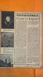 HAFTA MEMLEKET VE DÜNYA HADİSELERİNİ TAKİP EDER, HAFTANIN EN SEÇME YAZI VE RESİMLERİNİ VERİR, SİYASİ MECMUA DERGİSİ - 23 KASIM 1956 SAYI: 47 - ATATÜRK - SOPHIA LOREN - ŞEM'I ERGIN - REFIK KEMAL ARDUMAN - KENAN ÖNER - ADNAN MENDERES - IRAK KRALI - PAKISTAN REISICUMHURU - SALIPAZARI RIHTIMI - TÜRKİYE POLANYA MAÇI - OYUN KAĞIDI VE KUMAR ELEŞTİRİSİ - SOPHIA LOREN EVLİLİK DEDİKODUSU - ASKERİ TALEBE YURDU AÇILIŞI - REFIK KEMAL ARDUMAN 30. SANAT YILI - OTOMATİK MAKAS SİSTEMİ - BASKETBOL TEŞVİK TURNUVASI - SUVEYS KRİZİ VE BM MÜDAHALESİ - MACARİSTAN’DA SOVYET İŞGALİ VE SÜRGÜNLER - BAĞDAT PAKTI KONFERANSI - KÂĞIT SIKINTISI VE OYUN KÜLTÜRÜ ELEŞTİRİSİ - SOPHIA LOREN’İN İSİM GÜNÜ TOPLANTISI - BÜTÜN YURTTA ATATÜRK’Ü ANMA TÖRENİ - BAĞDAT PAKTI DEVLETLERİ TOPLANTISI VE İRAN’IN TEMSİLİ - MACARİSTAN’DA RUS ASKERİ VAHŞETİ VE SİBİRYA SÜRGÜNLERİ - SUVEYS’TE POLİS GÜCÜ VE SOVYETLERİN MÜDAHALE TEHDİDİ - OĞUZ ÖZDEŞ - DANSÖZ NANA - JEAN-CLAUDE PASCAL - JOHNY - OĞUZ ÖZDEŞ “HOP DEDİK” YAZISI - KARIK  -  28 SAYFA