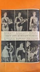 HAFTA MEMLEKET VE DÜNYA HADİSELERİNİ TAKİP EDER, HAFTANIN EN SEÇME YAZI VE RESİMLERİNİ VERİR, SİYASİ MECMUA DERGİSİ - 29 NİSAN 1959 SAYI: 18 - FİGEN ÖZGÜR - TÜLAY BURCU - MÜRÜVVET SEYFİOĞLU - MİNE YILDIZ - PAMELA SEARLE - YANN LARVOR - PRENS MUHARREM HAN - ERSA BİRGEN - SENİYE TAYLAN - HENRY FONDA - AYHAN (TÜRK DANSÖZÜ) - TERRY - YVETTE - ADNAN MENDERES - FATİN RÜŞTÜ ZORLU - CASTIELLA - GENERAL FRANKO - CHRISTIAN HERTER - JOHN FOSTER DULLES - 1959 TÜRKİYE GÜZELLİK YARIŞMASI VE FİGEN ÖZGÜR’ÜN KRALİÇE SEÇİLMESİ - TÜRKİYE GÜZELİ, İKİNCİ GÜZEL VE ZARAFET GÜZELİ - MÜSABAKA JÜRİSİ VE GEÇEN SENEKİ GÜZELİN KURDELE TAKMASI - MİNE YILDIZ’IN AĞLAYARAK TEPKİ GÖSTERMESİ - 1959 İNGİLİZ GÜZELİ PAMELA SEARLE - 1959 ERKEK GÜZELİ YANN LARVOR - HAYDARABAD NİZAMININ TORUNU PRENS MUHARREM HAN’IN NİŞANI - SENİYE TAYLAN’IN RESİM SERGİSİ VE SANAT MUHİTLERİNDE İLGİ - PAMELA SEARLE - YANN LARVOR - MÜRÜVVET SEYFİOĞLU - TÜLAY BURCU - MİNE YILDIZ - ERSA BİRGEN - PRENS MUHARREM HAN - SENİY -  28 SAYFA