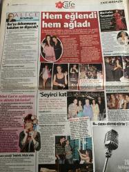 MİLLİYET CAFE GAZETESİ DOĞUM GÜNÜ HEDİYESİ - 5 AĞUSTOS 2009 - Bergüzar Korel-Halit Ergenç-Hülya Darcan-Kenan İmirzalıoğlu-Berrak Tüzünataç-Gloria Estefan-Uğur Yücel-Nejat İşler-Ceyda Düvenci-Canan Ergüder-Melahat Abbasova-Doğa Rutkay-Nebahat Çehre-Aylin Aslım-Yasemin Bradley-Selin Demiratar-Mehmet Aslantuğ-Melis Alphan-Dilara Koçak-Dr Esat Alptekin-R Hakan Kırkoğlu-Sina Koloğlu-Madonna  Kına gecesini bastı-İlişkimi konuşurken utanıyorum-İki çocuktan sonra hâlâ Lopez-Sıkıldım sıkıldım-Kenan’la barışmadım-Hem eğlendi hem ağladı-Seyirci katile hak verecek-İmirzalıoğlu 18 kilo verdi-Yüzümdeki hüznü atamıyorum-Rolüm için kendo dersleri aldım-Vampirlere bu kez fazla kaptırdık-Bol bol tüketin salatalık-Soğuk tedavi-Dondurmada hijyene dikkat-Uzun bir ‘Yol’ hikayesi-Madonna dikkat çekiyor-İki kadının başarısı-Mutluluk iksiri çikolata-Sesler ve izler’den şarkılar-Haberler kaynıyor  Yol-Seni Seviyorum-Arkadaşım Gori-Yalancı Romantik-Unutulmaz-Ejder Kapanı