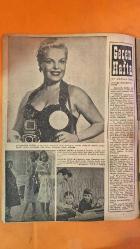 HAFTA MEMLEKET VE DÜNYA HADİSELERİNİ TAKİP EDER, HAFTANIN EN SEÇME YAZI VE RESİMLERİNİ VERİR, SİYASİ MECMUA DERGİSİ - SAYI: 48 - 28 KASIM 1958 TYRONE POWER - GINA LOLLOBRIGIDA - VICTORIO DE SICA - SYLVIA COSCOUO - CLEO MOORE - CELAL BAYAR - ADNAN MENDERES - CELAL YARDIMCI - SERVER SOMUNCUOĞLU - IBRAHIM ABUD - ABDULLAH HALİL - TAHŞİN DEMİRAY - OSMAN BÖLÜKBAŞI - ETHEM MENEMENCİOĞLU - REFİK İSFENDİVAR - ENVER BEHNAN ŞAPOLYO - MEHMET AĞA - NURBANU SULTAN - NIHAT SCAL TYRONE POWER OLDU - DERİ CEKETLER MODA - GINA'NIN YENİ FİLMİ - FRANSIZ GÜLÜ - FOTOĞRAFÇI GÜZELİ - CADDEDE DEFİLE - OYUNCAK FUARI - ATATÜRK ÜNİVERSİTESİ AÇILDI - SUDAN'DA ASKERİ DARBE - C K M P KONGRESİ - TEKEL MADDELERİNE ZAM - KIZLAR AĞASI - T. H. A - GENERAL DARLING - PANAZ MAKARIOS - AUDREY HEPBURN - MEL FERRER - H FİKRİ VEREL KIBRIS'TA EOKA CİNAYETLERİ - KANLI ELLİ PAPAZ - YA TAKSİM YA ÖLÜM - GENERAL DARLING'İN TEDBİRLERİ - HOLLYWOOD'DA GERÇEK AŞK - DÜNYANIN EN MES'UT ÇİFTİ AUDREY HEPBURN VE MEL FERRER -  28 SAYFA