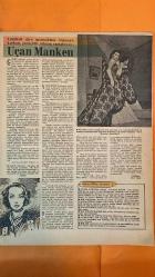 HAFTA MEMLEKET VE DÜNYA HADİSELERİNİ TAKİP EDER, HAFTANIN EN SEÇME YAZI VE RESİMLERİNİ VERİR, SİYASİ MECMUA DERGİSİ - SAYI: 57 - 23 ARALIK 1955 COLETTE DUVAL - BURT LANCASTER - ESER TUTEL - LAWRENTZ KOSCHIR - SIR R. HILL - WILLIAM GORGAS - BENJAMIN FRANKLIN UÇAN MANKEN COLETTE DUVAL - PARAŞÜTLE ATLAMA REKORU - AKDENİZ’DE FIRTINALI ATLAMA - BURT LANCASTER’IN TAKDİRİ - COLETTE’İN İLK ATLAMALARI VE KAZALARI - PARAŞÜT SPORUNDA KADIN CESARETİ - MODA DÜNYASINDA MODELLİK - ANNESİNİN ENDİŞESİ - AIR FRANCE MASKOTU - 1960’A KADAR SPOR VE SONRA EVLİLİK PLANI - POSTA PULUNUN MUCİDİ - KURŞUN KALEMİN TARİHİ - SALYANGOZUN DİŞ SAYISI - ARININ BAL TOPLAMA MESAFESİ - PARATONERİN İCADI - VİYANA DEVLET OPERASI’NIN YENİDEN AÇILIŞI - 5 KASIM 1955 GALA PRÖMİYERİ - SAVAŞ SONRASI RESTORASYON - HALKIN SANATA OLAN İLGİSİ - MİLYONERLER VE MÜCEVHERLER - VİYANA HALKININ SANAT SEVGİSİ - AVRUPA’NIN KALBİ YENİDEN HAYATA KAVUŞUYOR -  36 SAYFA