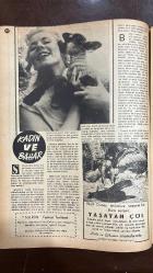 YELPAZE RESİMLİ SALON Mecmuası DERGİSİ - SAYI : 201 - 18 NİSAN 1956 -KENAN ORKAN - BAKİ - WALT DISNEY - ESKI - YENT - BAHAR - KADIN VE BAHAR - YAŞAYAN COL - EN ÇOK SEVDİGİNİZ ŞARKICI KIMDIR - SAFA ÖNAL - TOM - BERTRAM - JOHN - LASKOS - DUVARDAKİ BAHAR - HİKÂYE - SUÇ İŞLEYEN HAYVANLAR BOURJOIS PARFUMS PARIS - YAŞAMAK YAŞAMAK - SUÇ KRONİKLERİ - HAYVANLARIN SUÇ DOSYASI  - 28 SAYFA