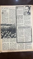 YELPAZE RESİMLİ SALON Mecmuası DERGİSİ - SAYI : 245 - 20 ŞUBAT 1957 - SIR NORMAN ANGELL - ROBERT TAYLOR - BING CROSBY - VICTOR MC LAGLEN - WILLIAM HOLDEN - GUY LOMBARDO - HENRY LINK - NAPOLEON - REŞAT NURI GÜNTEKİN - SAYRA ORKAN - M. DOĞAN ÖZBAY - BİR ERKEK BİR KADINA BAKINCA - HEM HASSAS LALEYİ HEM HIRÇINSINIZ - FERİDE ÖKSÜZ KALDI - ÇALIKUŞU - REŞAT NURİ GÜNTEKİN - BÜYÜK EDEBİYATÇI - LALEYİ SEVENLER - BİR KADIN DÜŞMANI - BU GECE BAŞKA GECE - HAMİD BEY - NEVİN - PAUL VERLAINE - ALFRED DE MUSSET - ALL SIVR - PROFESSÖR BORQUIST - AM EDİVORDE - KADINLAR NİÇİN DAHA FAZLA AĞLARLAR - ROJA ŞAMPUANI - D'ROJA BRİYANTİNİ - YILDIZLAR FALI - BİR KIZIN İNANCI - CAMLICA GECESİ - GÖZYAŞLARI VE RUH - KADINLAR BİRLİĞİ - BİLMECELER - HİNT YAĞLI BAKIM - SAÇLARIN GÜZELLİĞİ  - 28 SAYFA