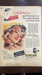 YELPAZE RESİMLİ SALON Mecmuası DERGİSİ - SAYI : 245 - 20 ŞUBAT 1957 - SIR NORMAN ANGELL - ROBERT TAYLOR - BING CROSBY - VICTOR MC LAGLEN - WILLIAM HOLDEN - GUY LOMBARDO - HENRY LINK - NAPOLEON - REŞAT NURI GÜNTEKİN - SAYRA ORKAN - M. DOĞAN ÖZBAY - BİR ERKEK BİR KADINA BAKINCA - HEM HASSAS LALEYİ HEM HIRÇINSINIZ - FERİDE ÖKSÜZ KALDI - ÇALIKUŞU - REŞAT NURİ GÜNTEKİN - BÜYÜK EDEBİYATÇI - LALEYİ SEVENLER - BİR KADIN DÜŞMANI - BU GECE BAŞKA GECE - HAMİD BEY - NEVİN - PAUL VERLAINE - ALFRED DE MUSSET - ALL SIVR - PROFESSÖR BORQUIST - AM EDİVORDE - KADINLAR NİÇİN DAHA FAZLA AĞLARLAR - ROJA ŞAMPUANI - D'ROJA BRİYANTİNİ - YILDIZLAR FALI - BİR KIZIN İNANCI - CAMLICA GECESİ - GÖZYAŞLARI VE RUH - KADINLAR BİRLİĞİ - BİLMECELER - HİNT YAĞLI BAKIM - SAÇLARIN GÜZELLİĞİ  - 28 SAYFA