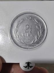 2 1/2 LİRA 1969 (EN AZ BASKI NADİR YIL )