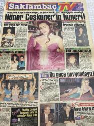 SAKLAMBAÇ TV GAZETESİ DOĞUM GÜNÜ HEDİYESİ - 14 MAYIS 1994 -Hüner Coşkuner-Arzu Ece-Nilgün Belgün-Levent Yücel-Nigar Uluer-Gül Yavuz-Türkan Uğur-Erol Yılmaz-Birgül Ulusoy-Hasan Deniz-Zeynep Akın-Canan Sabah-Selami Şahin-Aslıhan Öncel-Hüseyin İlhan-Nurgül Murat-Emel Erbil-Çiğdem Tunç-Yıldırım Aktuna-İmren Aykut-Sumet Arıkan-Burçin Orhon-Biricik Suden-Ebru Gündeş-Müjde Ar-Nigar Uluer-Hülya Koçyiğit-Gözde-Tamer Karadağlı-Murat Erdoğan-Sibel Can-Zerrin Özer-Melani Türkiye-Kenan Murat  Hüner Coşkuner’in hüneri-Felekten bir gece-Her yaşa her zevke-Müzik show-Gençlik ateşi-Çalsın sazlar-Saz caz tam gaz-Frensiz eğlence-İki assolist-Gecenin rengi-Bu gece pavyondayız-Milletin meclisi-İmren Aykut’un özelliği-Dönersen ıslık çal-İrlanda’da aşk ve ölüm-Gece kuşağı-Ben vücut değil ürün tanıtıyorum-Bar defilelerine çıkmam-Tercih sunuculuk-Yalancı-Meğerse hamileymiş-Amerika’ya yerleşiyor-Türkiye’de iyi iş yapıyoruz-Ben Kenan Murat’ı seviyorum  Dönersen Islık Çal-İrlanda’da Aşk ve Ölüm