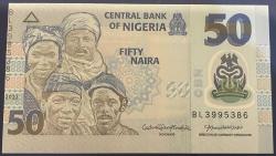 NİJERYA 50 NAIRA 2023 ÇİL.POLİMER PARA