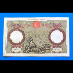 İtalya 100 lire 1938 Çt Nadir banknot / kağıt para
