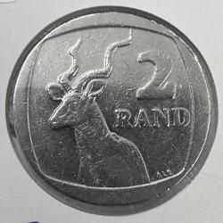 Güney Afrika 2 Rand 2008. Bayraklı Kapamasında.
