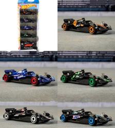 Hot wheels formula 1.  5 li yarış arabası set kutusunda paketli koleksiyon dekor tasarım hediye hobi