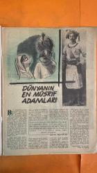 HAFTA MEMLEKET VE DÜNYA HADİSELERİNİ TAKİP EDER, HAFTANIN EN SEÇME YAZI VE RESİMLERİNİ VERİR, SİYASİ MECMUA DERGİSİ - 4 MART 1955 SAYI: 9 - ADNAN MENDERES - FATİN RÜŞTÜ ZORLU - FUAT KÖPRÜLÜ - EMİR ABDÜLİLAH - NURİ SAİT PAŞA - BURHANETTİN BAŞAYAN - HÜSEYN RAGIP BAYDUR - HATOYAMI - GLORIA LEIG - JORI POLOPALOS - WIGMAN - LILIAN GISH - REFİK KORALTAN - SENİHİ YÜRÜTEN - NEHRU - PROF. GÖKAY - SILAS KEEN - BEAU BRUMMEL - AZİZE ERTEN - JIM BRADY - LILLIAN RUSSELL - CELAL BAYAR - ŞAH SÜREYYA - KRALİÇE ELIZABETH - OĞUZ ÖZDEŞ - BAYBURT'UN KURTULUŞU - MISIR'IN YALANLARI VE TEZVİRLERİ - PARİS VE SAARE ANLAŞMALARI - KISA İÇ VE DIŞ HADİSELER - EN GÜZEL DAKTİLO - ORİJİNAL BİR TUVALET - TÜRK ALMAN SAÇ MÜSABAKASI - KALİFORNİADA BAHAR - MAYO KRALİÇESİ - REFİK KORALTAN'IN KABULLERİ - SENİHİ YÜRÜTEN'İN ÖLÜM YILDÖNÜMÜ - NEHRU MISIRDA - YUNAN NAFİA VEKİLİ ŞEHRİMİZDE - BÜTÇE MÜZAKERELERİ BİTTİ - TÜRK IRAK PAKTI İMZALANDI - DÜNYANIN EN MÜSRİF ADAMLARI -   36 SAYFA