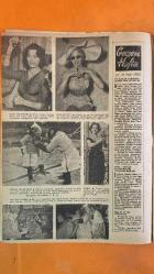 HAFTA MEMLEKET VE DÜNYA HADİSELERİNİ TAKİP EDER, HAFTANIN EN SEÇME YAZI VE RESİMLERİNİ VERİR, SİYASİ MECMUA DERGİSİ - SAYI: 11 16 MART 1956 ANITA EKBERG - SOFIA LOREN - MARTINE CAROL - ADNAN MENDERES - MAKARIOS - MAREŞAL HARDING - SIR SELWYN LLOYD - EDEN - LOIS CONWAY - MARIANNE GABA - OĞUZ ÖZDEŞ - AĞAÇLAR BUDANIYOR - BEDEN EĞİTİMİ - EKMEK MİDE İÇİN KÂĞIT KAFA İÇİN - PLAJ KIYAFETİ - BOKSÖR MAYMUNLAR - AKADEMİ BALOSU - İNGİLİZLER MAKARIOS'U TEVKİF EDİP SÜRDÜLER - TÜRK İNGİLİZ MÜZAKERELERİ ANKARA'DA BAŞLADI - KISA İÇ VE DIŞ HADİSELER - ŞAHİNAZ PRENSES - ŞAH RIZA PEHLEVİ - PRENSES FEVZİYE - DOKTOR MUSADDIK - AĞA HAN - SADRETTİN - IRAK KRALI II. FAYSAL - KRALİÇE SÜREYYA - MALEZYA SULTANI - PRENS OSMAN - SANDRA - GINA LOLLOBRIGIDA - SOFIA LOREN - KADINLAR MERDİVENİ - DÜNYANIN EN GÜZEL KIZI - GARİP BİR ROMAN - ANITA EKBERG - MARTINE CAROL -  28 SAYFA