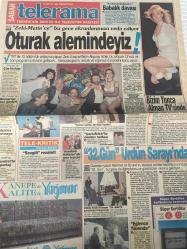 SABAH TELERAMA GAZETESİ - 10 MAYIS 1993 -Zeki Alasya-Metin Akpınar-Yonca Evcimik-Abdullah Gürgüz-Mehmet Ali Birand-Kral Hüseyin-Hayri Caner-Kaya Eren-Kibariye-Süleyman Turan-Christian Dior-Orhan Atasoy-Ted Turner-Dr. Muzaffer Kushan Oturak alemindeyiz-Bizim Yonca Alman TV’sinde-32. Gün Ürdün Sarayı’nda-Mafya savaşı-Çay saatinde Burhan Çaçan-Repo Jake Yeraltı dünyası-Hayat Merdiveni Dikkat Kibariye filmi-Stres deriye vuruyor-Polenlere dikkat-Sınav heyecanı-Oyunculuğu sevdi-CNN’e elveda-Çarkıfelek’te ünlüler haftası-Zayıflayın Çorba diyeti-Repo Jake-Hayat Merdiveni-Senden Uzakta-CNN-Çarkıfelek— sayfa sayısı dört-doğum günü hediyesi - İdil Koleksiyon