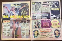 MODERN GAZETE - OCAK 1977 - SAYI: 275 - TAM SAYFA FİLİZ AKIN FOTOĞRAFLI 1977 TAKVİMİ - CÜNEYT ARKIN FİLM İCABI KIZ KARDEŞ UĞRUNA KATİL OLDU - ELİF PEKTAŞ - ADEM ÖZEK, GENÇ MAHKUM ŞİİRİ, BAHATTİN ALBAYRAK, SENİ GÖRÜYORUM ŞİİRİ - AKSOY, SELAHATTİN AKSOY - AHMET GÖBÜKLÜ - HASAN CANSIZ - EMEL SAYIN & NEŞE KARABÖCEK PLAK REKLAMI - GÖKBAKAN ALIŞVERİŞ MERKEZİ - SERPİL ÖRÜMCER, FELAKET ÜSTÜNE FELAKET - GÖNÜL YAZAR İLE MEHMET ÜSTÜNKAYA İSVİÇRE'DE BAŞBAŞA GÖRÜLDÜ - NECO'NUN EŞİ İKİNCİ KEZ 6 AYLIK BEBEĞİNİ KAYBETTİ, OYA GERMEN