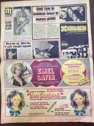 MODERN GAZETE - OCAK 1977 - SAYI: 275 - TAM SAYFA FİLİZ AKIN FOTOĞRAFLI 1977 TAKVİMİ - CÜNEYT ARKIN FİLM İCABI KIZ KARDEŞ UĞRUNA KATİL OLDU - ELİF PEKTAŞ - ADEM ÖZEK, GENÇ MAHKUM ŞİİRİ, BAHATTİN ALBAYRAK, SENİ GÖRÜYORUM ŞİİRİ - AKSOY, SELAHATTİN AKSOY - AHMET GÖBÜKLÜ - HASAN CANSIZ - EMEL SAYIN & NEŞE KARABÖCEK PLAK REKLAMI - GÖKBAKAN ALIŞVERİŞ MERKEZİ - SERPİL ÖRÜMCER, FELAKET ÜSTÜNE FELAKET - GÖNÜL YAZAR İLE MEHMET ÜSTÜNKAYA İSVİÇRE'DE BAŞBAŞA GÖRÜLDÜ - NECO'NUN EŞİ İKİNCİ KEZ 6 AYLIK BEBEĞİNİ KAYBETTİ, OYA GERMEN