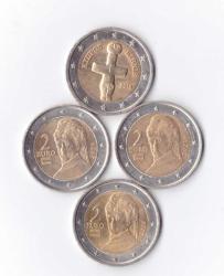 4 ADET 2 EURO HATIRA ÇİL GÖRSELDEKİ ÜRÜN / A-272